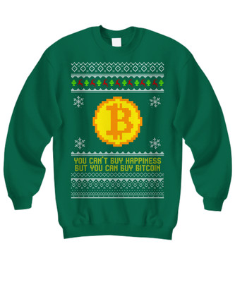 Crypto Bitcoin Ugly Christmas Sweater jumper - Sweatshirt