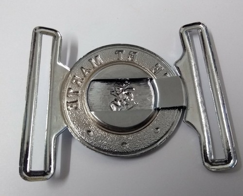 Genuine British Army REME Issue Ceremonial Stable Belt Replacement Buckle NEW - Picture 3 of 3