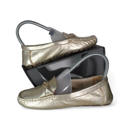 Sperry Top-Sider Bridge Classic Slip-on Loafers Metallic Gold STS83348 Women's 5