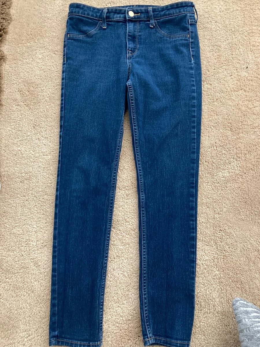 H&M Denim Skinny Ankle Regular Waist Mid Rise Jeggings Size 29