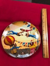 Ringling Bros Barnum & Bailey Circus Collector Plate Aerialists 1981 New Vintage