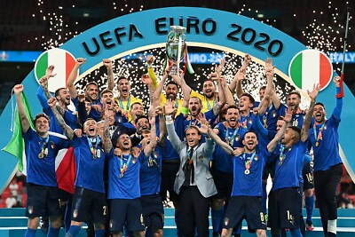 ITALIEN UEFA EURO 2020/2021 FINAL TITELGEWINNER POSTER A3
