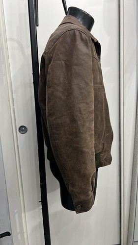 Bata Chaqueta de Piel Auténtica Usado Hombre Talla 50 Marrón XYM889L - Imagen 4 de 12