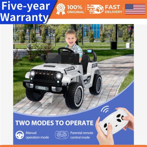 ๐12V Kids Ride On Truck Car w/Remote Control 3 Speeds Led Lights Horn Music/ MP