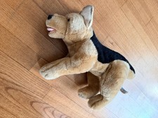 Vintage Toys R Us Animal Alley German Shepherd Dog Plush Stuffed Realistic Rare