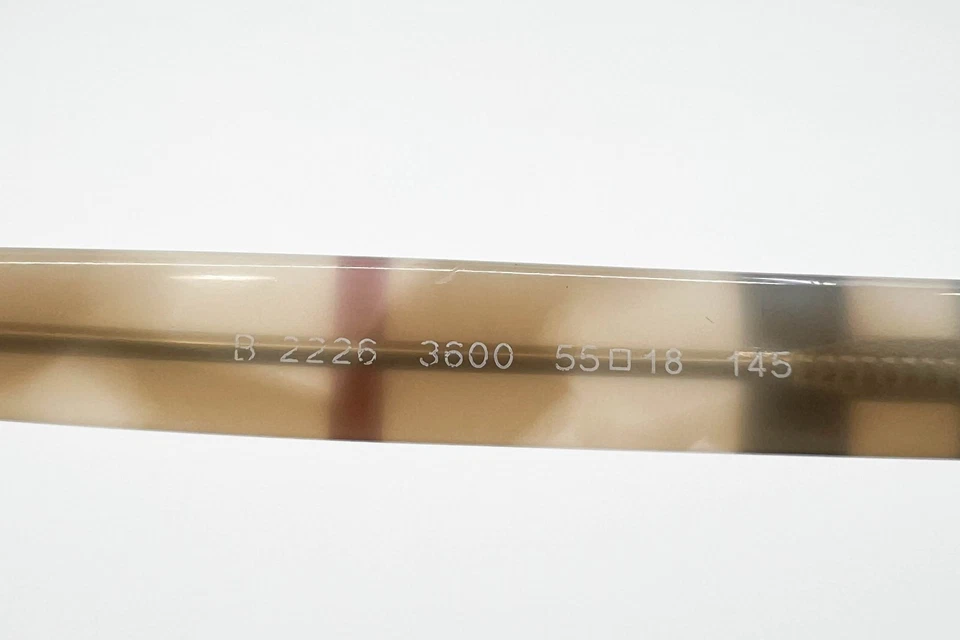 Monturas de gafas Burberry B 2226 3600 para mujer negro marrón 55-18-145 18952 Foto 4 de 4