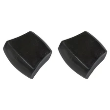 66-81 GM A/F/X/B Body Bucket Bench Seat Track Adjustment Knob BLACK Trim 2pc