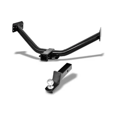 Class 3 III Black 2" Receiver Tube Rear Bumper Trailer Tow Hitch Towing Mount...