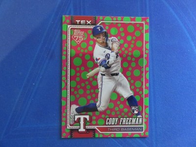 2026 Topps Series 1 CODY FREEMAN Easter Green Pink Polka Dots Parallel #224 RC