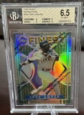 1995 TONY GWYNN TOPPS FINEST REFRACTOR W/COATING #196 BGS 6.5 PADRES HOF