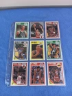 Lot Of 9 NBA Fleer , NBA hoops Cards Michael Jordan , Bird , Pippin,  Grant