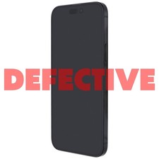 DEFECTIVE Apple iPhone 15 Plus (6.7-inch) (A2847) Unlocked - 128GB / Black