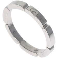 CARTIER  Mayon PANTHERE #55 Ring K18 White Gold  Ladies [Used]