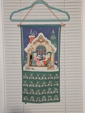 Calendario dell'avvento Avon vintage anni 80 NO MOUSE conto alla rovescia per Natale Babbo Natale 1987