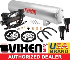 AIR SUSPENSION KIT/SYSTEM FOR TRUCK/CAR BAG/RIDE, DUAL HEAD COMPRESSOR, 5G TANK