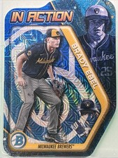 2025 Bowman Draft - Bowman in Action Brady Ebel #BIA-20 Blue Mojo Refractor /150