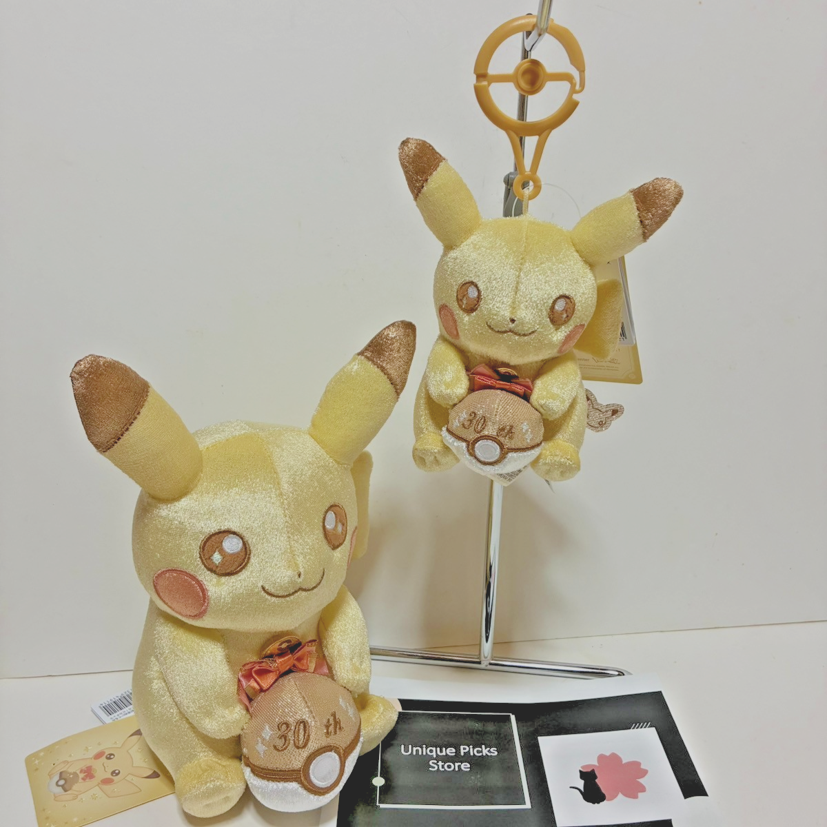 Pokemon 30th Anniversary Pikachu Plush Mascot Set Pika Pika Japan