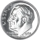 1965 P Roosevelt Dime Clad  Coin Uncirculated Pulled From Mint Sets