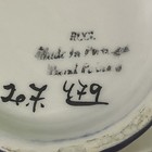 - Hand Painted Portugal Blue White Floral Planter RCCL - Ceramic Cachepot L.E. — photo 7