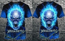 Megadeth Rock Band Dystopia 3D Shirt Unisex Concert S-5XL LO451