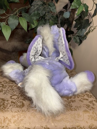 Vintage Animal Alley Purple Winged Pegasus Horse Pony 17” Plush Commonwealth Toy - Picture 4 of 6