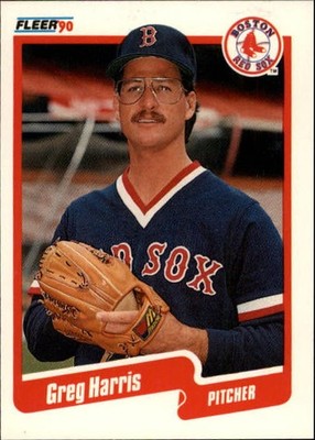 1990 Fleer Update #71 Greg A. Harris - BB