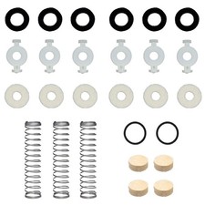 Cheerock Trumpet Repair Kit - Including Valve Guides, Felt Washers, white