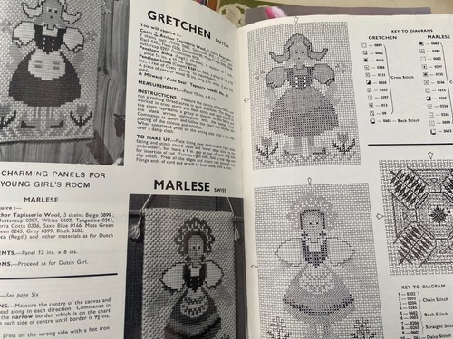 3 Vintage Binca Embroidery Pattern Booklets No. 2, N42 & Binca Fabrics 976 - Picture 9 of 15