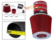 BCP RW RED 1993-1998 Jetta Passat Golf Corrado 2.8L VR6 Air Intake Kit+Filter