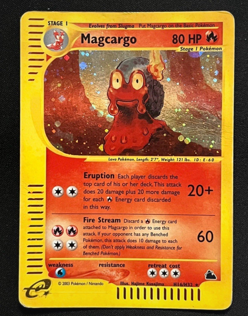 Pokemon Card-Magcargo-H16/H32-Skyridge-Holo-ENG-PL