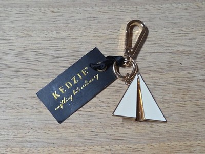 Kedzie You're An Icon Bag And Key Charm Metal Paper Airplane C2