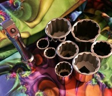 Craftsman 34 Drive 8-piece 12-point Sae Socket Set With One Extension Craftsman 34 Drive 8-piece 12-point Sae Socket Set With One Extension