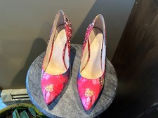 Nine West Pointy Toe Floral Pump ~ Size 7.5