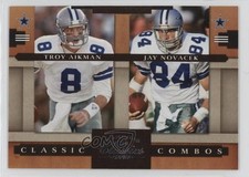 2008 Donruss Classics Classic Combos /1000 Jay Novacek Troy Aikman #CC-9 HOF 2k3