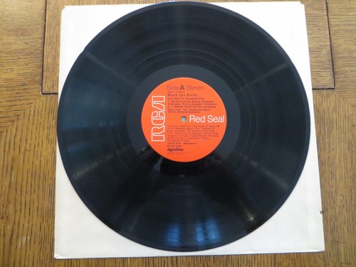 Mack the Knife: Kurt Weill’s Greatest Hits - 1973 LP VG RECORD ONLY - NO COVER - Picture 4 of 5