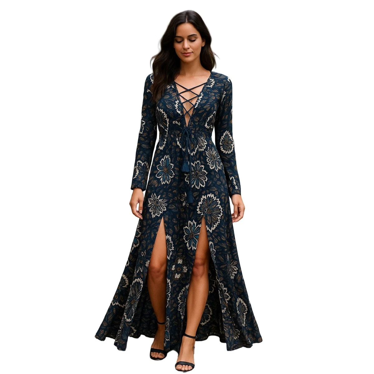 H&M Long Sleeve Maxi Dresses for Women | eBay