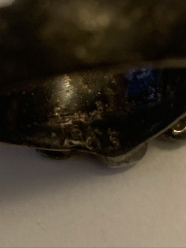 1983 Silver ? Skull and Serpent Statement Ring Sz14 / 16Grams - Picture 8 of 11