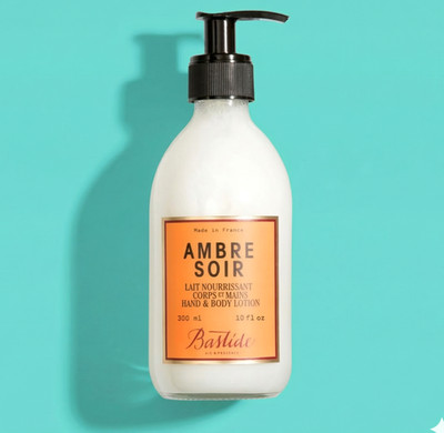 Bastide Ambre Soir Hand & Body Lotion 10oz, Glass, Made in France