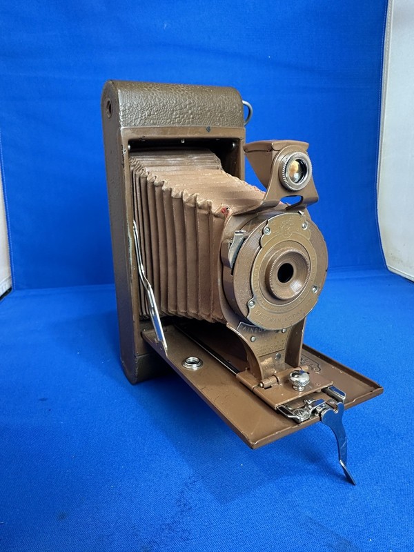 Kodak No. 2A Rainbow Hawkeye Folding Camera Model B Brown Vintage