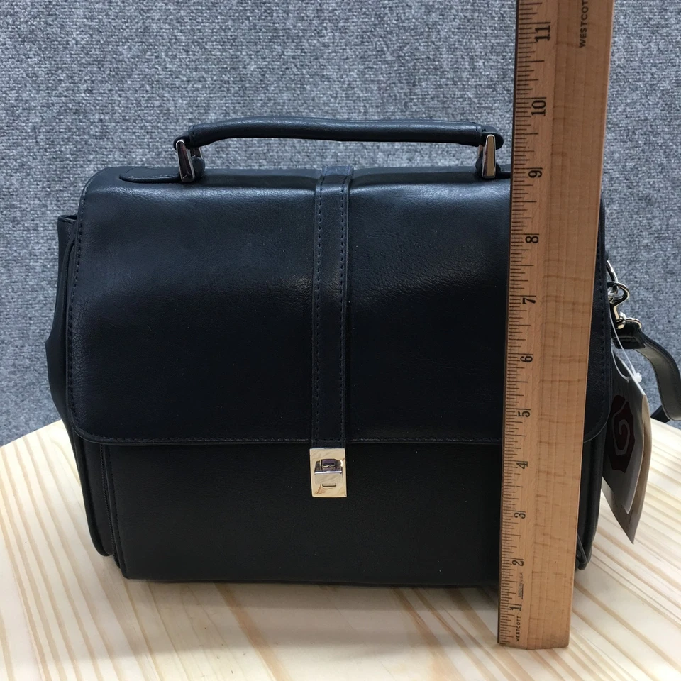 Rosetti Mensajero Bandolera Bolso de Negocios Mujer Azul Organizador Ranuras Turnlock NUEVO Foto 3 de 4