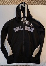 FISLL Women's Hoodie Jacket Size S Black A'ja Wilson #22 Las Vegas Aces WNBA