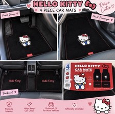 Hello Kitty Car Mats 4 Piece By Sanrio Brand New Hello Kitty Car Mats 4 Piece By Sanrio Brand New