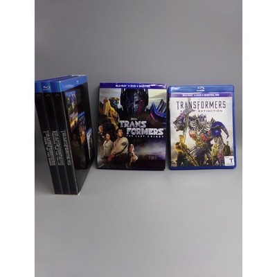 TRANSFORMERS REVENGE OF THE FALLEN DARK MOON AGE EXTINCTION LAST KNIGHT BLU RAY