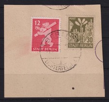 T780) SBZ Abart Nr. 5 A I gestempelt gepr&uuml;ft Dr. Jasch BPP Michel 90 Euro