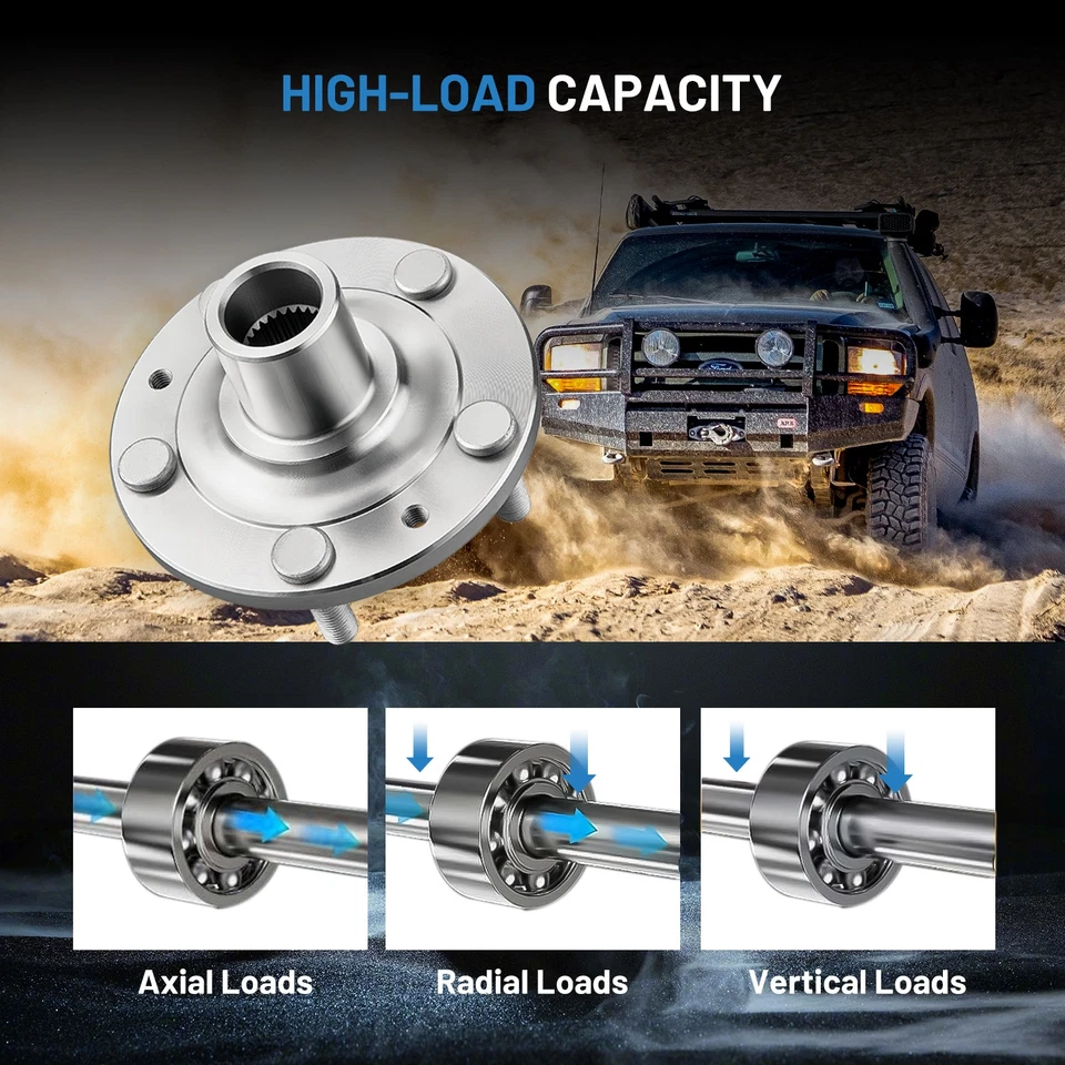 2X BR930177K Front Wheel Bearing Hubs Assembly for 2006 Lincoln Zephyr 3.0L V6 - Изображение 4 из 4