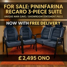 🔥 Pininfarina Recaro 3-Piece Suite – Unique Automotive Seating 🔥  