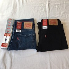 Lot of 2 Levi's Big Boy Youth 511  514 Size 14 Slim Jeans Denim Blue Black