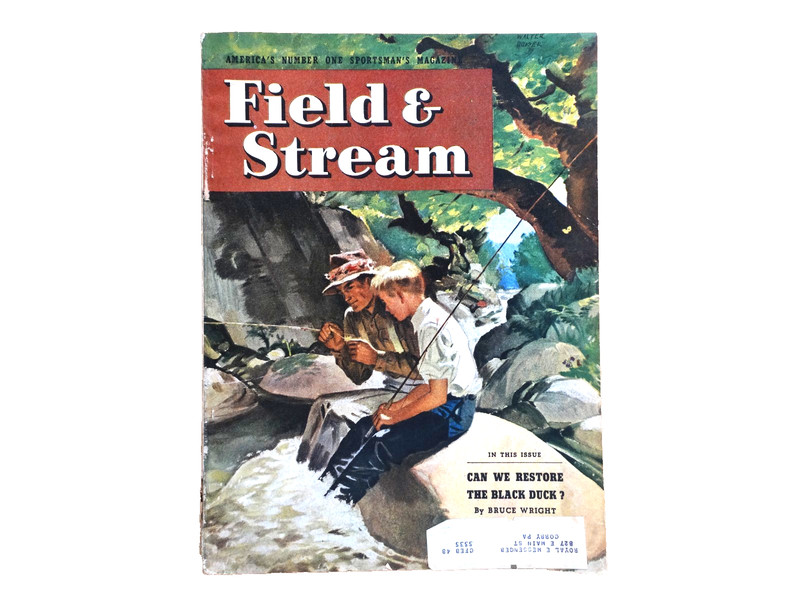 Field & Stream – May 1947 – Fishing With Dad!