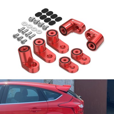 bevinsee Flügel Spoiler Riser Extendsion Kit Für Ford Focus ST/RS 2013-2018 Rot