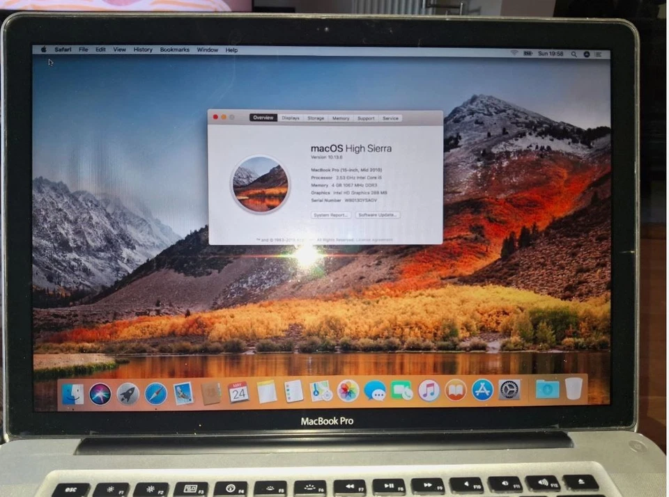 Apple MacBook Pro 15" 2010 · i5 · 4GB · 250GB, photo 2 of 5